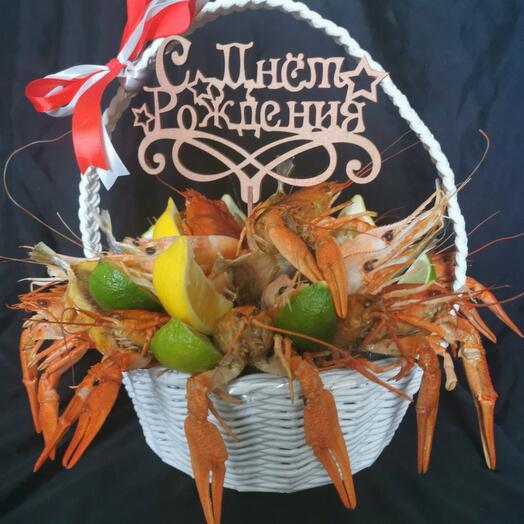 Корзина морепродуктов "Счастье мое"