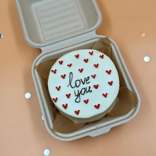 Бенто торт love you