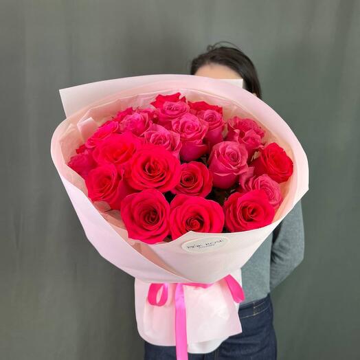 25 Premium роз Pink rose
