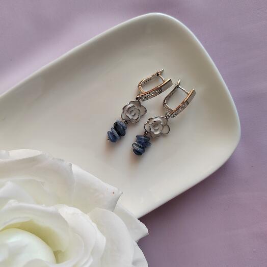 Kyanite earrings