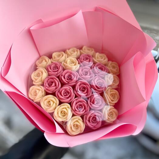 Candy and bouquet