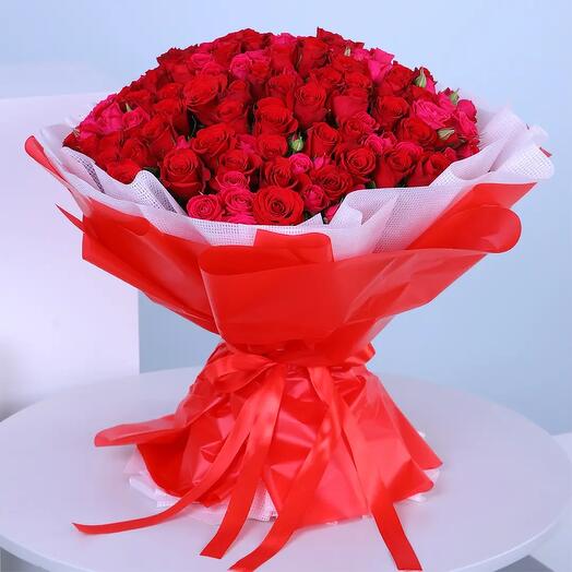 Red   Pink Bouquet