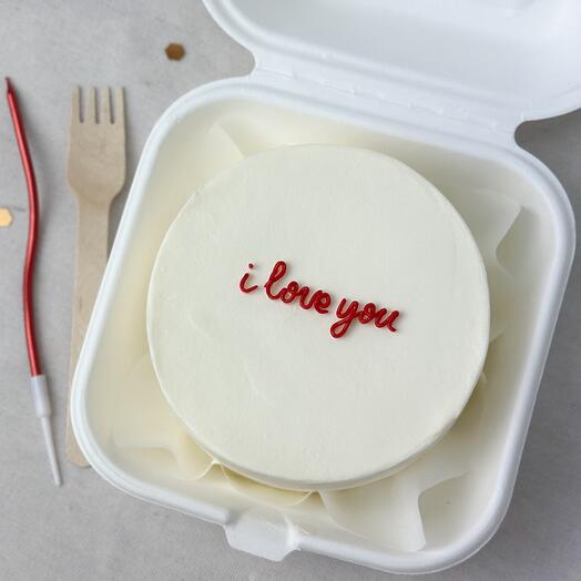 Бенто-торт «I love you»