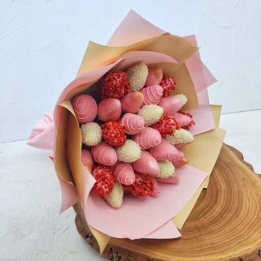 Ramo de fresas en chocolate 31