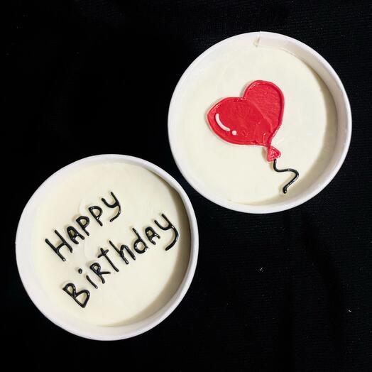 Торт в стакане Happy Birthday