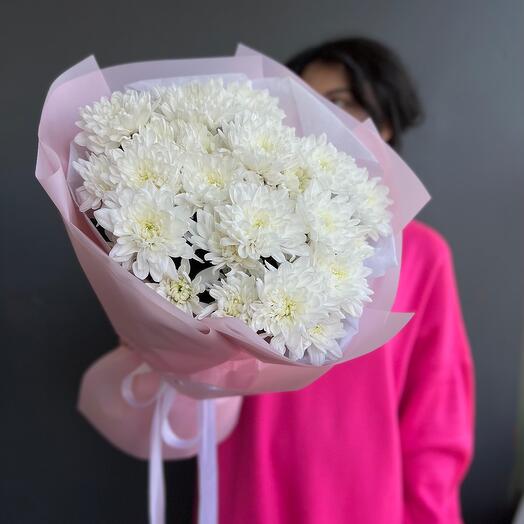 Букет из 9 хризантем