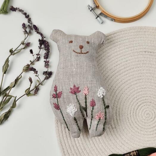 Игрушка из льна "Нежность"