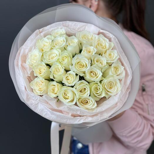 25 rosas Blancas