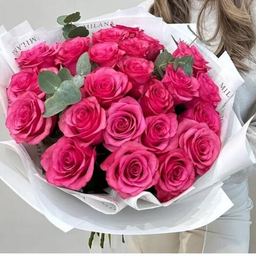 Букет"Малиновый рассвет"