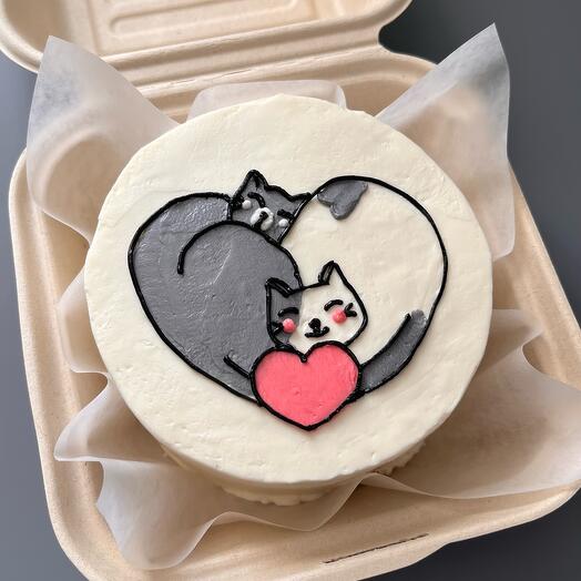 Bento Gatos para el favorito para el favorito de cumpleaños para la chica para el novio