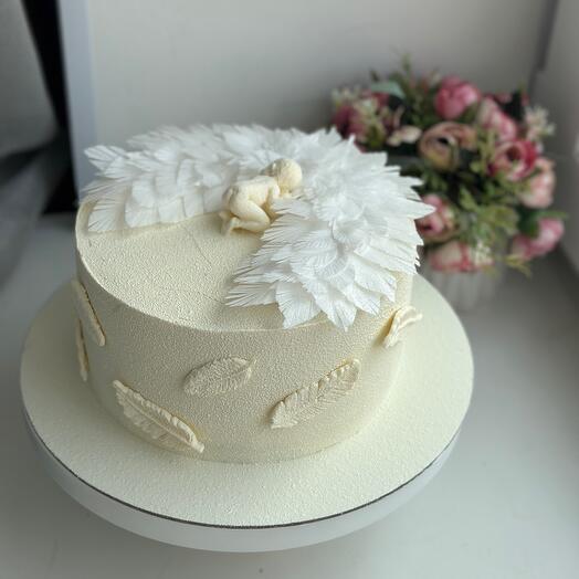 Торт «Ангел" на крещение