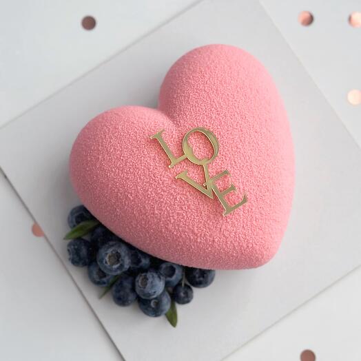Муссовый торт три шоколада love торт сердце