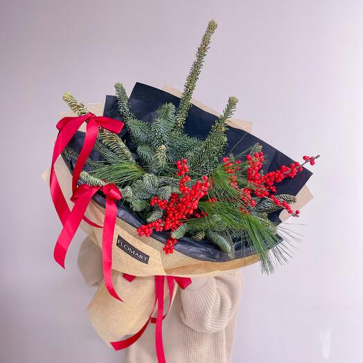 Красочный зимний букет