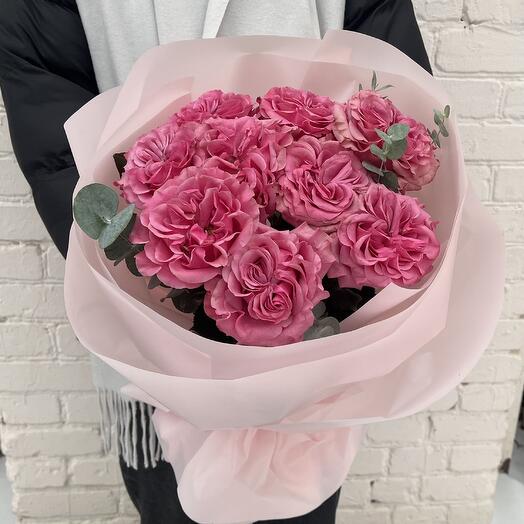 Bouquet of Country blue roses