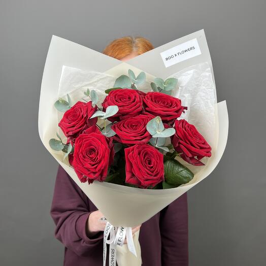 Букет из 7 роз Ред Наоми