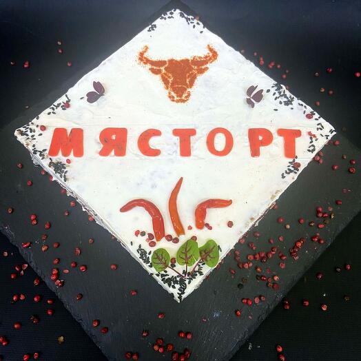Торт «Мясной Spicy дуэт»