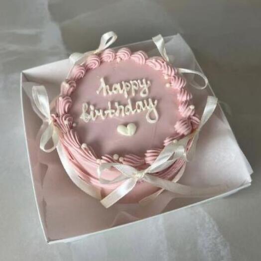 Бенто-торт "Happy Birthday" 🎂🎀