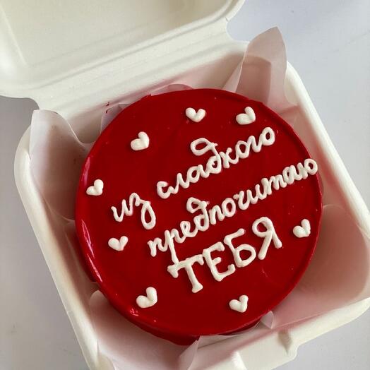 Бенто на день всех воюбленных красный♥️