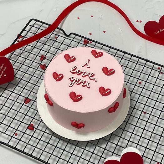 Бенто-торт i love you ,на День Святого Валентина,на день рождения ,любимой ,любимому