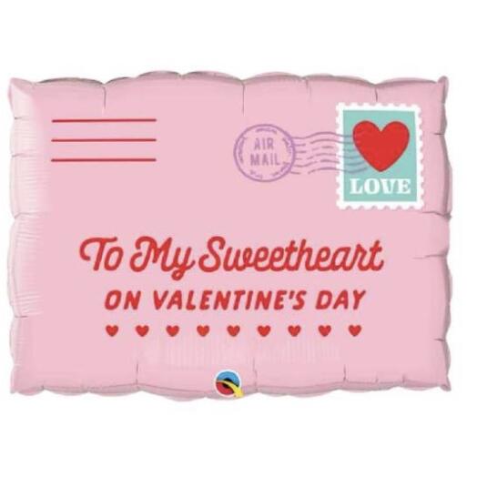 Balloon valentine air filling
