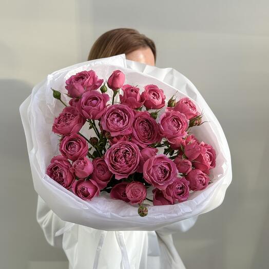 Rosas arbustivas en forma de peonía Misty Bubbles