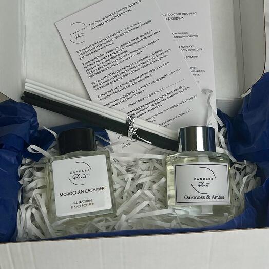 Набор аромадиффузоров "Moroccan Cashmere   Oakmoss   Amber" 50 мл х 2 шт