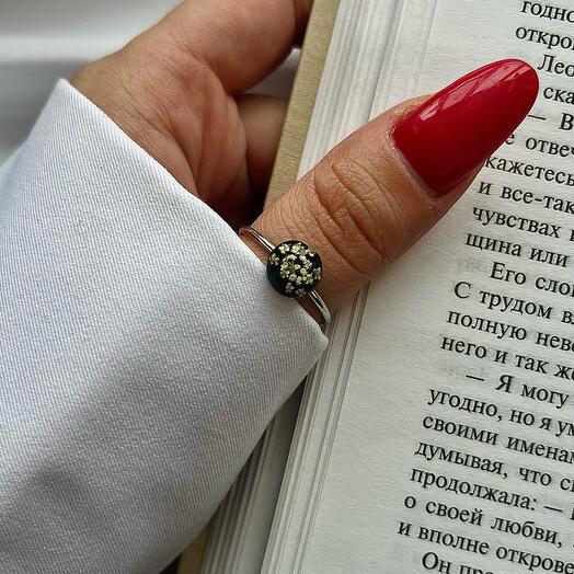 Кольцо с соцветиями сныти