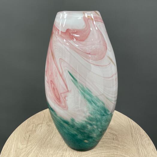 Ваза Mariona, розово-бирюзовый