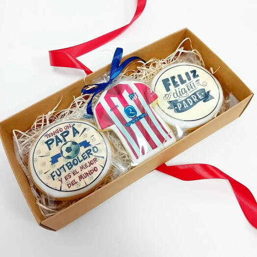 Galletas Decoradas Dia del Padre "Futbolero"