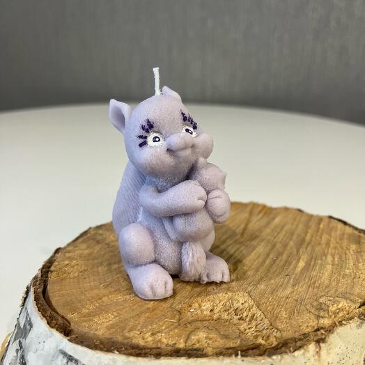 Свеча ароматическая белочка