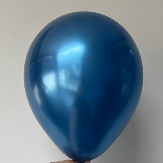 Шар с гелием Синий Хром
