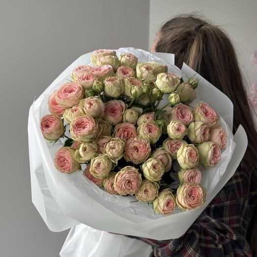 Пионовидная нежно розовая💕