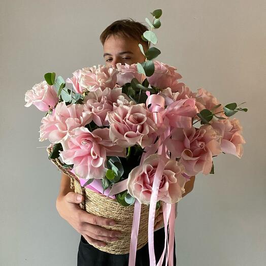 Корзина роз