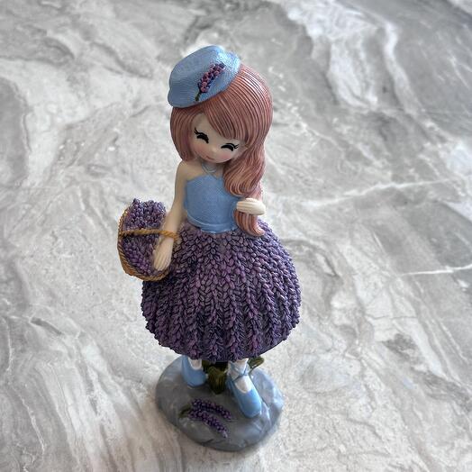 Девочка с корзинкой лаванды💜