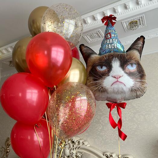 Набор шаров «This is my party face