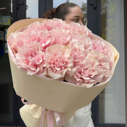15 французских роз Pink Mondial