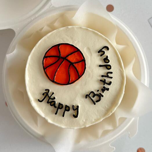 Бенто-торт «Happy birthday» с мячом