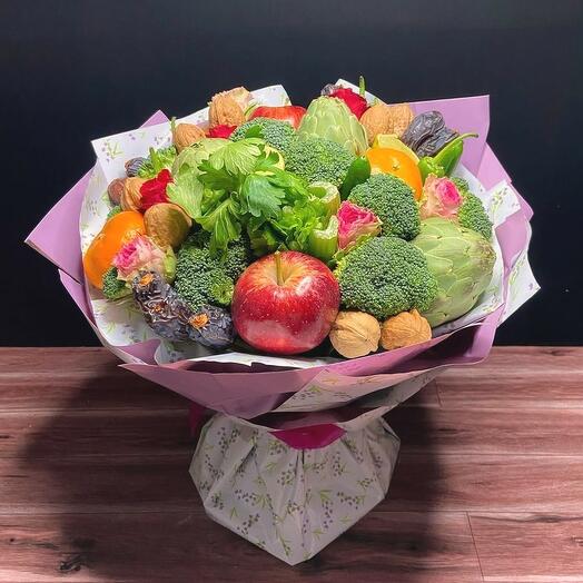 Ramo fresco de verduras y frutas, Ramos comestibles Madrid