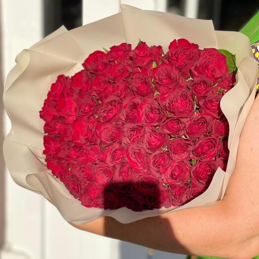 Bouquet "55 red roses"