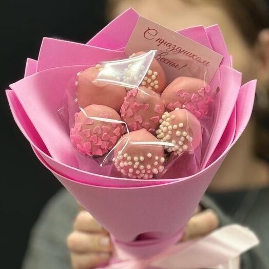 Ramo de fresas Rosadas