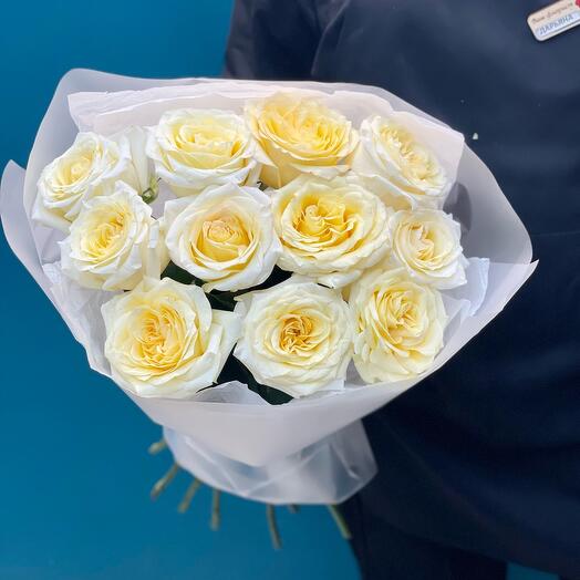 11 пионовидных роз Канделайт 🤍