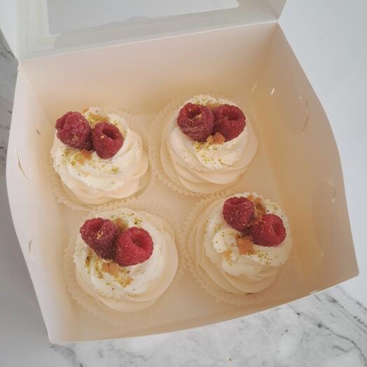 Павлова с малиной 4 шт