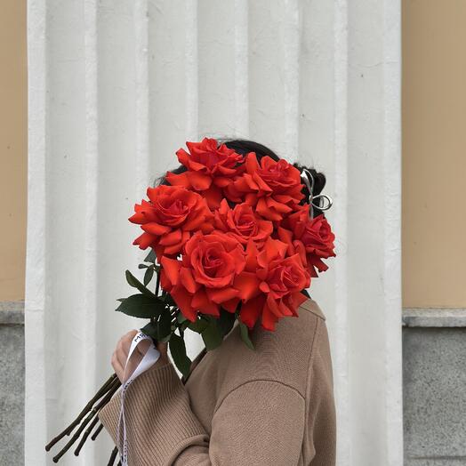 Моно из 7 французских роз Нина