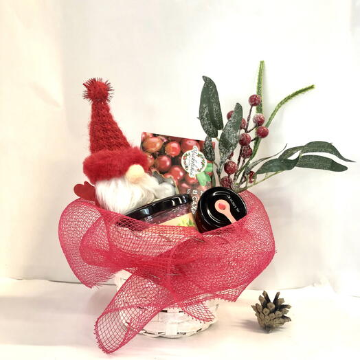 Корзина ,, Секрет лесного гнома ,,🎄начальник, начальница, коллеге, сотрудник, корпоративный ️