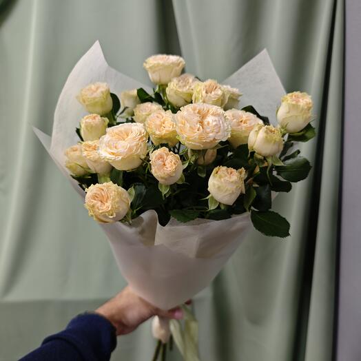 Роза спрей 3 ветки