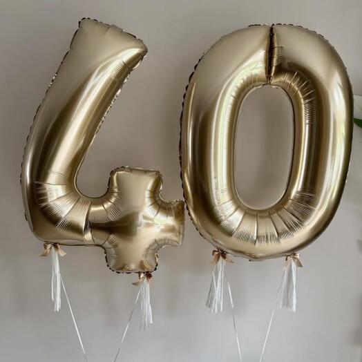 Воздушные шары на 40 лет