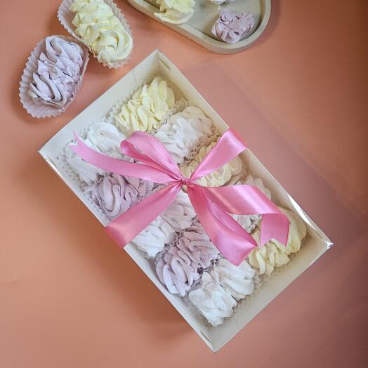 Зефир ручной работы ассорти лимон/яблоко/ягодный