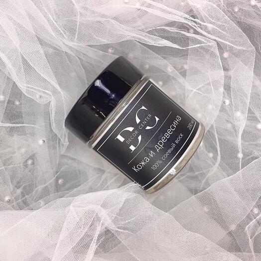 Свеча «Кожа и древесина»