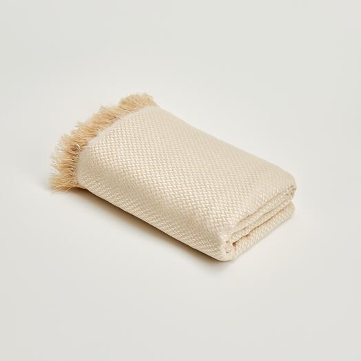 Плед Бамбук 150x200см кремовый