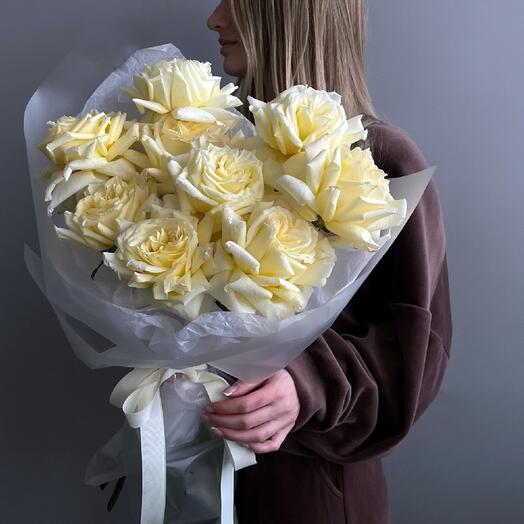 Букет Сияние! (9 французских роз)